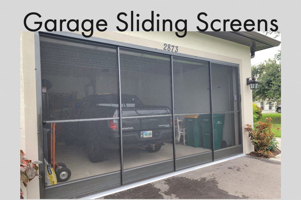 Garage With Screen Sliders, Garage Door Screen Harbor Freight
