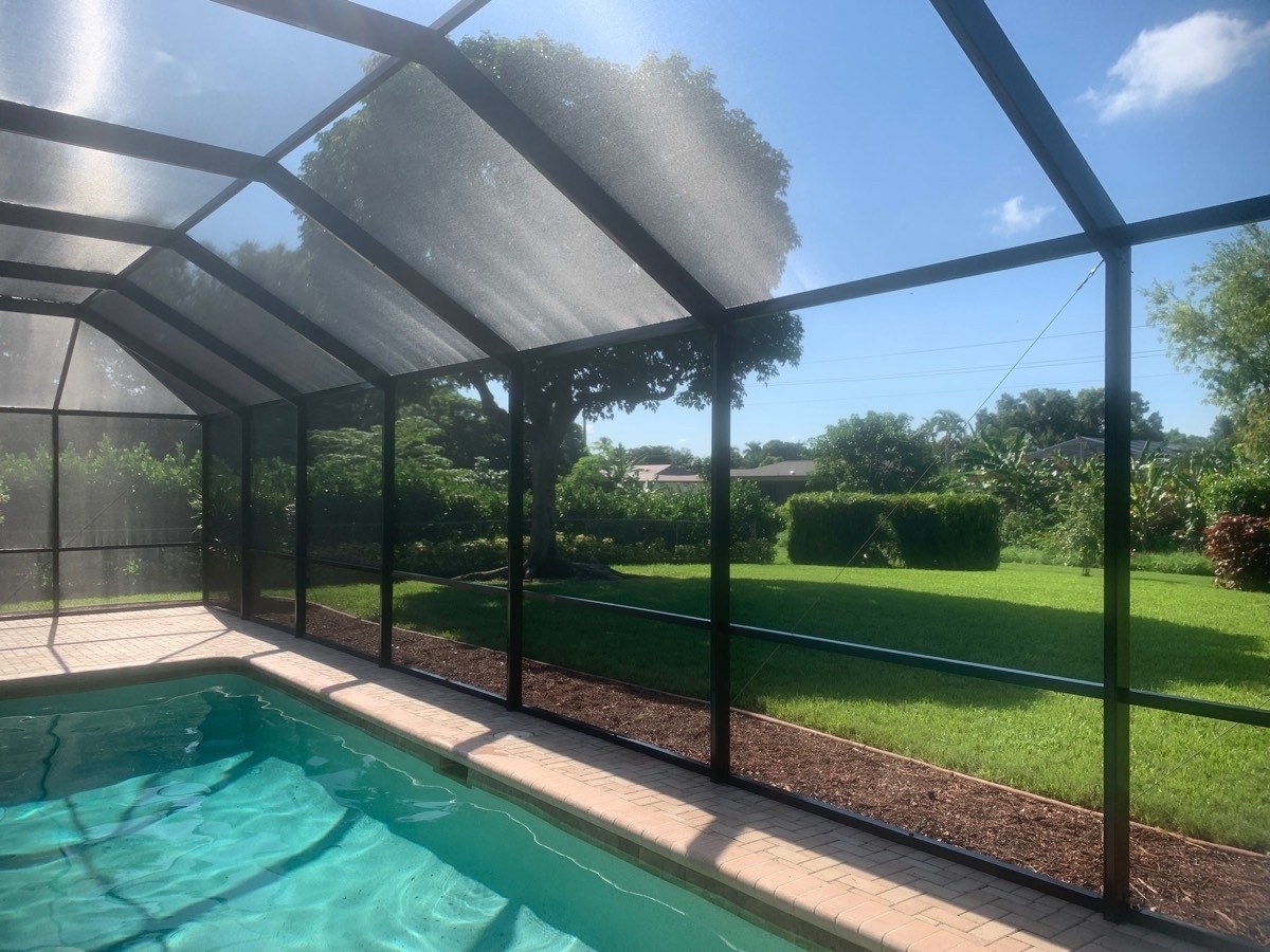 Screen Enclosure Looks Brand New After Restoration in Fort Myers - Gulf ...
